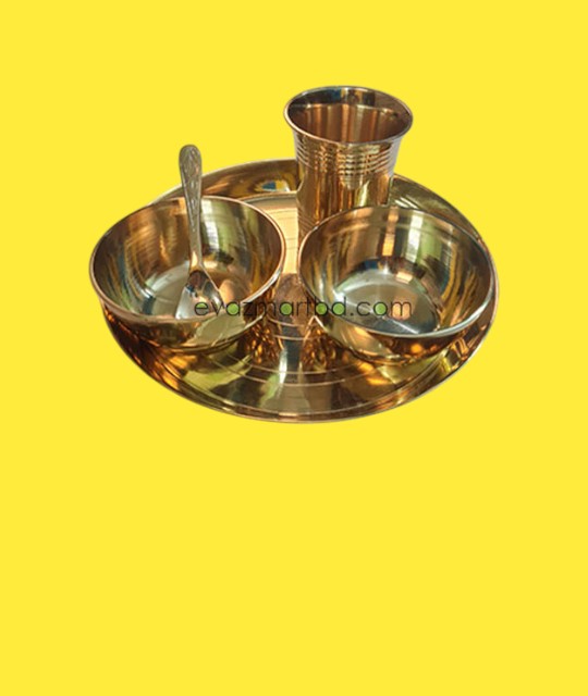 Home 44 10 inch thali plain design1 (1)