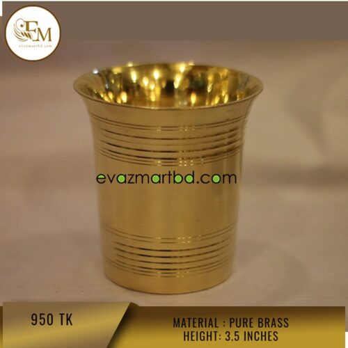 High quality brass metal glass