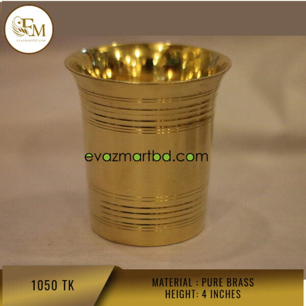 High quality brass metal glass
