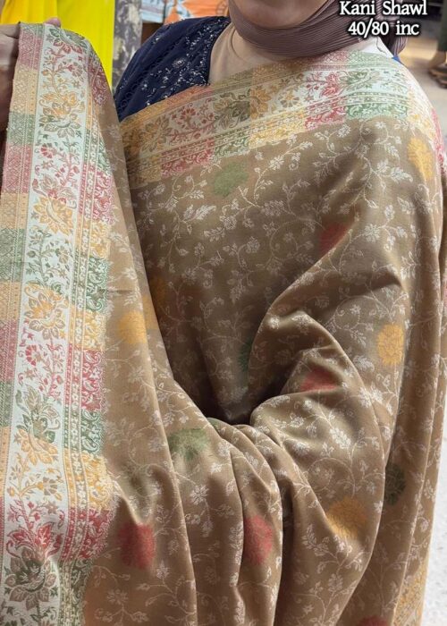 Kani Shawl Golden Brown