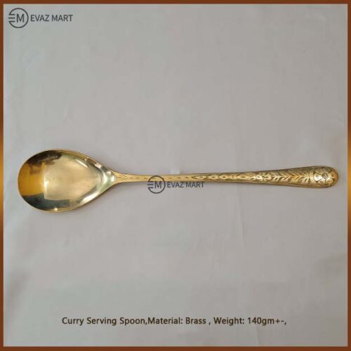 Brass Curry Serving Spoon
